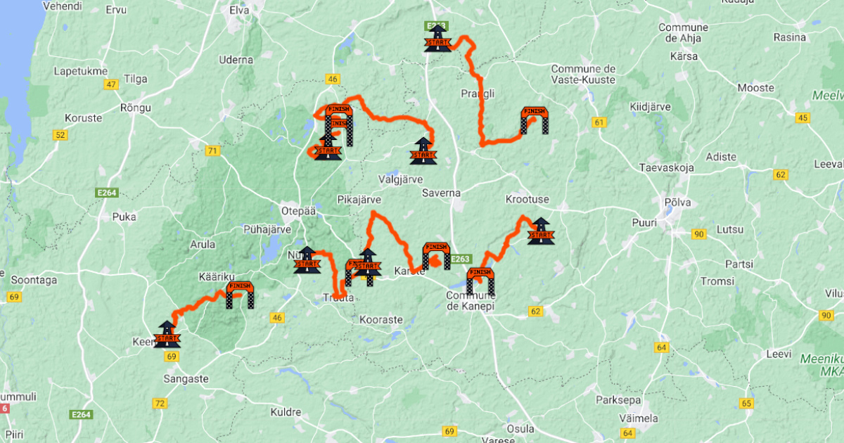 #WRC 2023 #RallyEstonia Google Earth Map ( made in <a href="/dim_ISAM/">Dim'It</a> ) is now online ► bit.ly/3Tu2Q0t