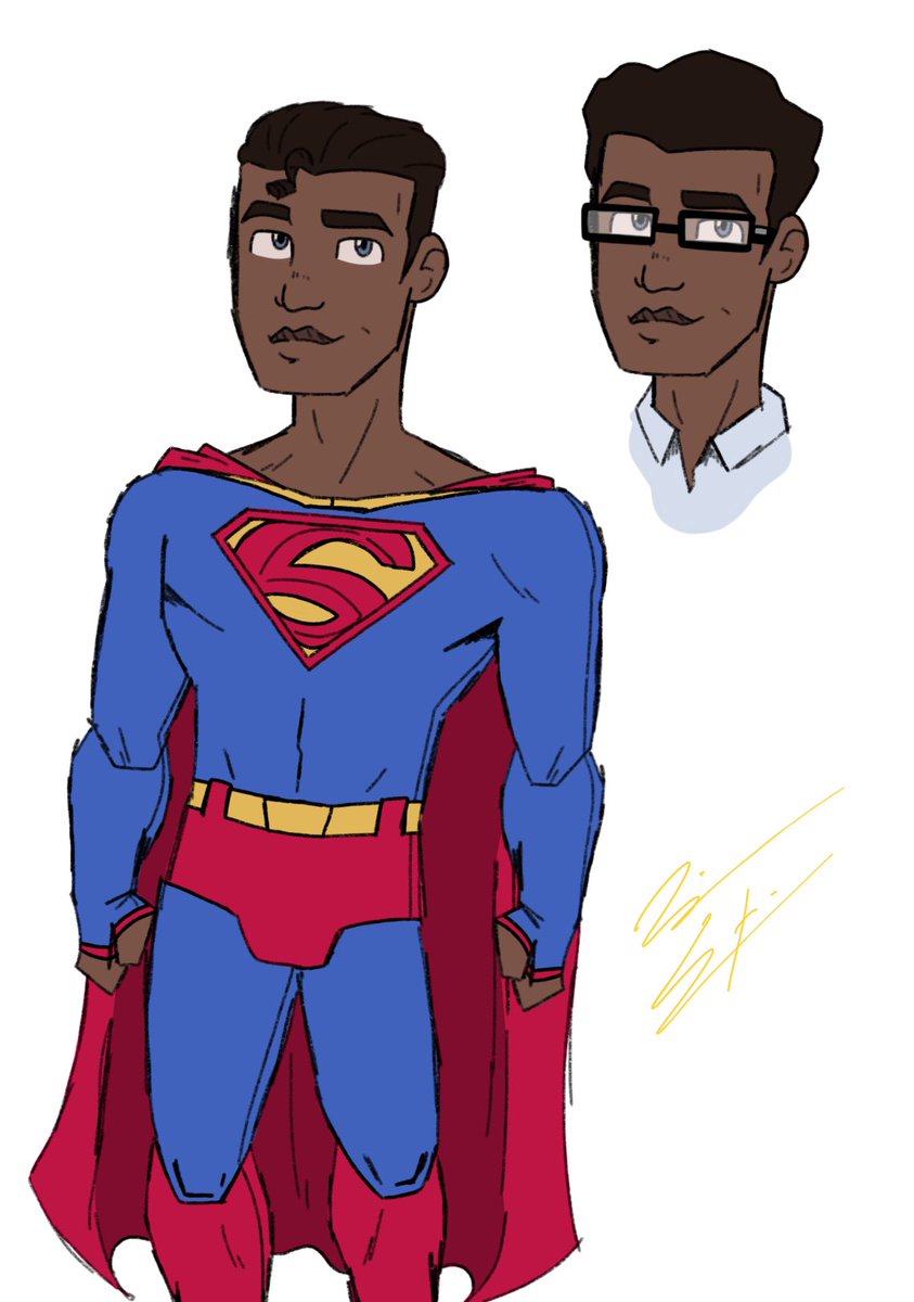 Ok i now have an updated colored Superman design