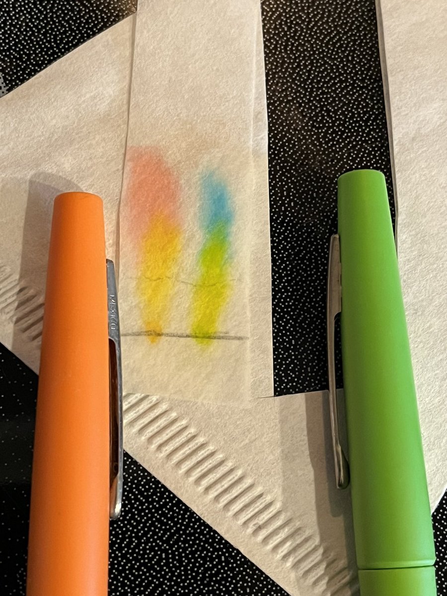 _sleigher_'s tweet image. Flair pen chromatography #scienceathome