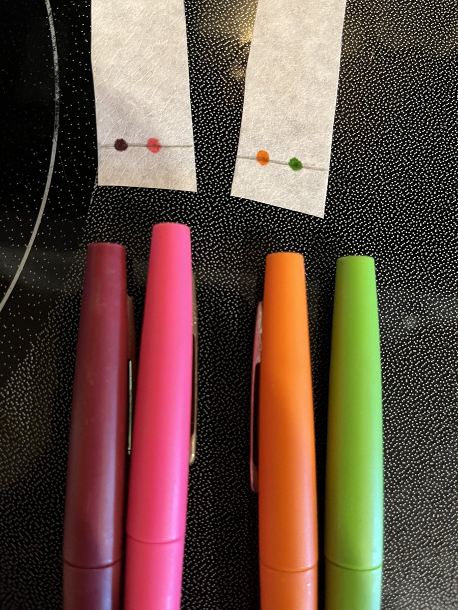 _sleigher_'s tweet image. Flair pen chromatography #scienceathome