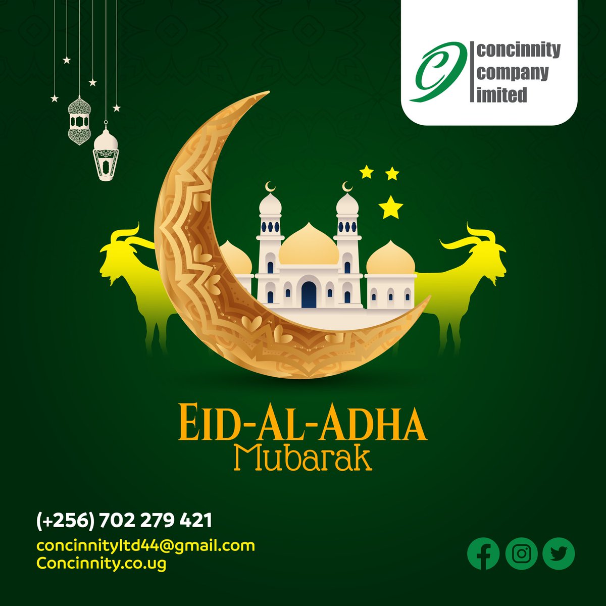 ConcinnityComp1's tweet photo. May Allah accept the Sacrifices &amp; Prayers of our moslem friends
⁦@MwesigyeFranks⁩ ⁦@Thomas_Tayebwa⁩ ⁦@newvisionwire⁩ ⁦@MAAIF_Uganda⁩ ⁦@Nick0LUAMBO⁩ ⁦@n_thakartel⁩ ⁦@FeedtheFuture⁩ ⁦@USAID⁩ ⁦@DJErycom⁩ ⁦@StateHouseUg⁩ https://t.co/cCVJxWhlDU