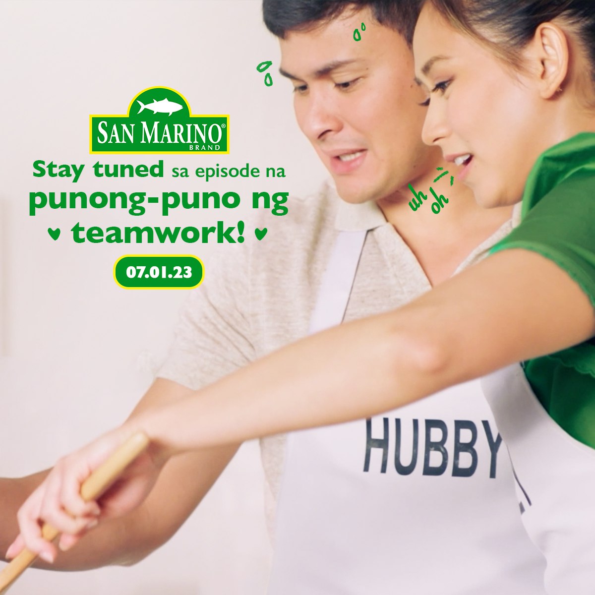 MamcyChulits's tweet photo. Mukhang lumevel up ang AshMatt teamwork!
Handa na ba kayo? In just a few days, mapapanood na ang San Marino Love Kitchen, #LoveTeamWork.
Stay tuned and follow San Marino on Facebook and Instagram for updates!
ASHMATT ForSANMARINO
SARAHxBAMBOO D9
@JustSarahG #SarahGeronimo https://t.co/6VNONtbaNj