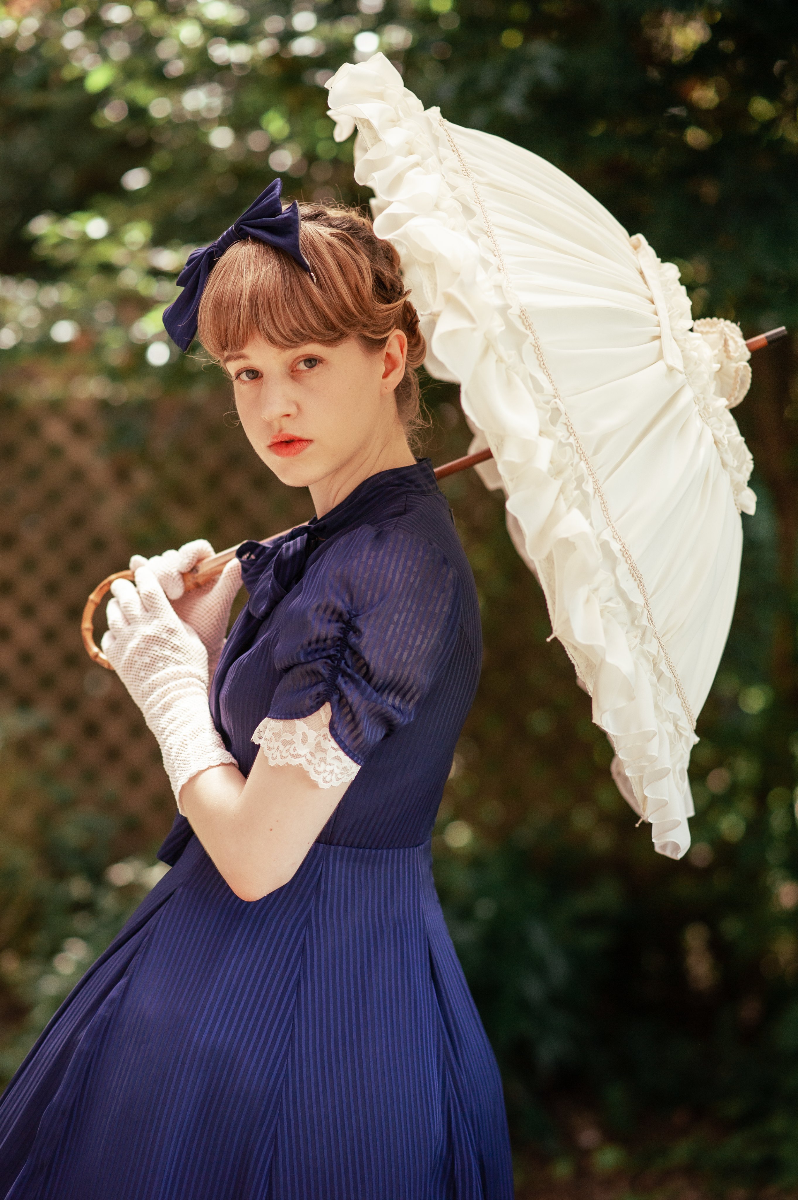 反物 浴衣 VictorianMaiden シアーチェックリボンタイドレス | www