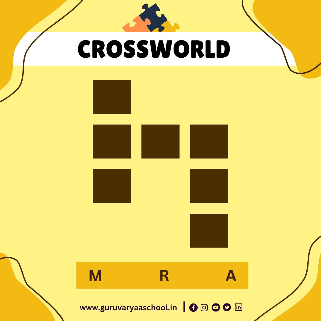 Solve this and Comment the Answer.

#solvepuzzle #game #comment #KNOWLEDGE #education #guruvarya #guesstheword #guess #playgames #quiz #guruvaryaacademyschool