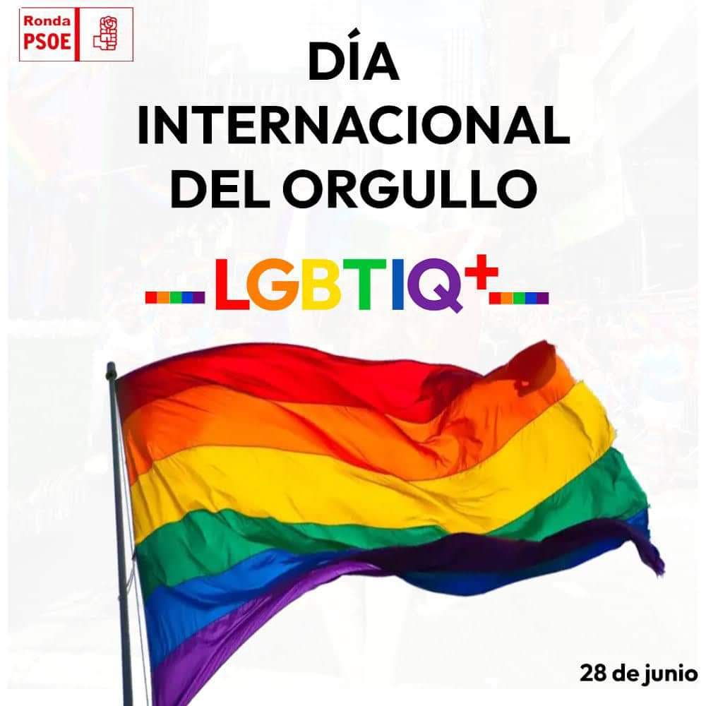 🏳️‍🌈 Seguiremos defendiendo el derecho a la igualdad de las personas y a vivir una vida libre de discriminación independientemente de su orientación e identidad sexual o expresión de género.  

Feliz día del #Orgullo

#28DeJunio