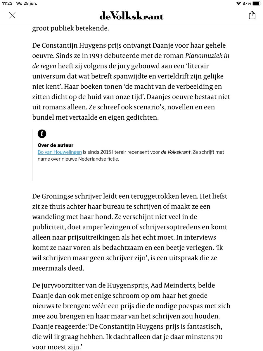 2023 is een exceptioneel jaar voor auteur #AnjetDaanje. Chapeau!