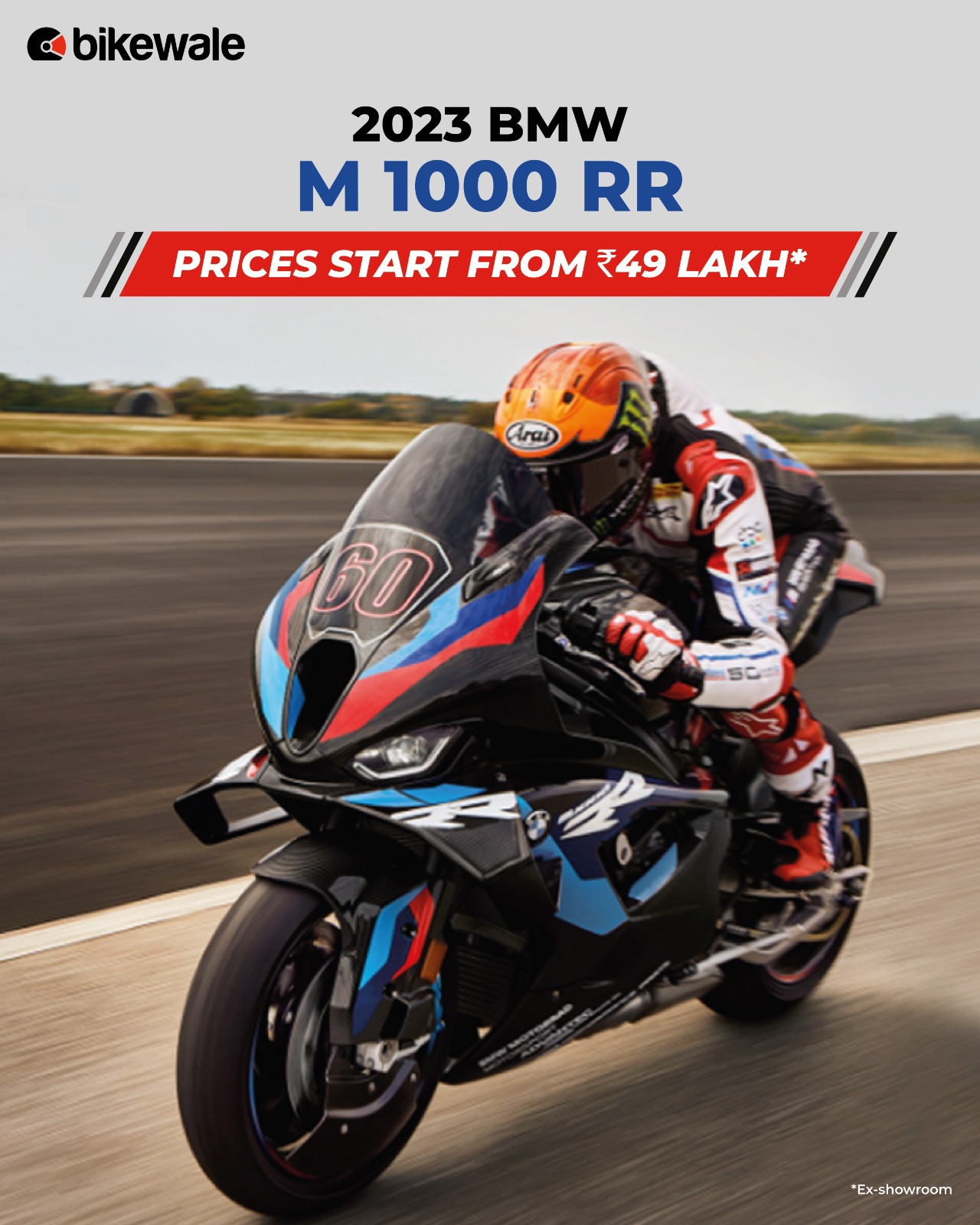 BikeWale on X: BMW launched the ultra-exclusive, homologation special  M1000RR standard & Competition models in India. 999cc, inline four-cylinder  engine Power & torque output – 212bhp, 113Nm Goes from 0-100kmph in  3.1seconds