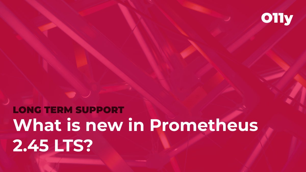 _o11y_ (@_o11y_) on Twitter photo We are excited to announce the release of <a href="/PrometheusIO/">PrometheusMonitoring</a> 2.45, the second Long-Term-Support (LTS) release.
@roidelapluie wrote a blog post with the the highlights and differences between 2.37 LTS And 2.45 LTS.
Read the blog post here: o11y.eu/blog/prometheu… We are excited to announce the release of <a href="/PrometheusIO/">PrometheusMonitoring</a> 2.45, the second Long-Term-Support (LTS) release.
@roidelapluie wrote a blog post with the the highlights and differences between 2.37 LTS And 2.45 LTS.
Read the blog post here: o11y.eu/blog/prometheu…