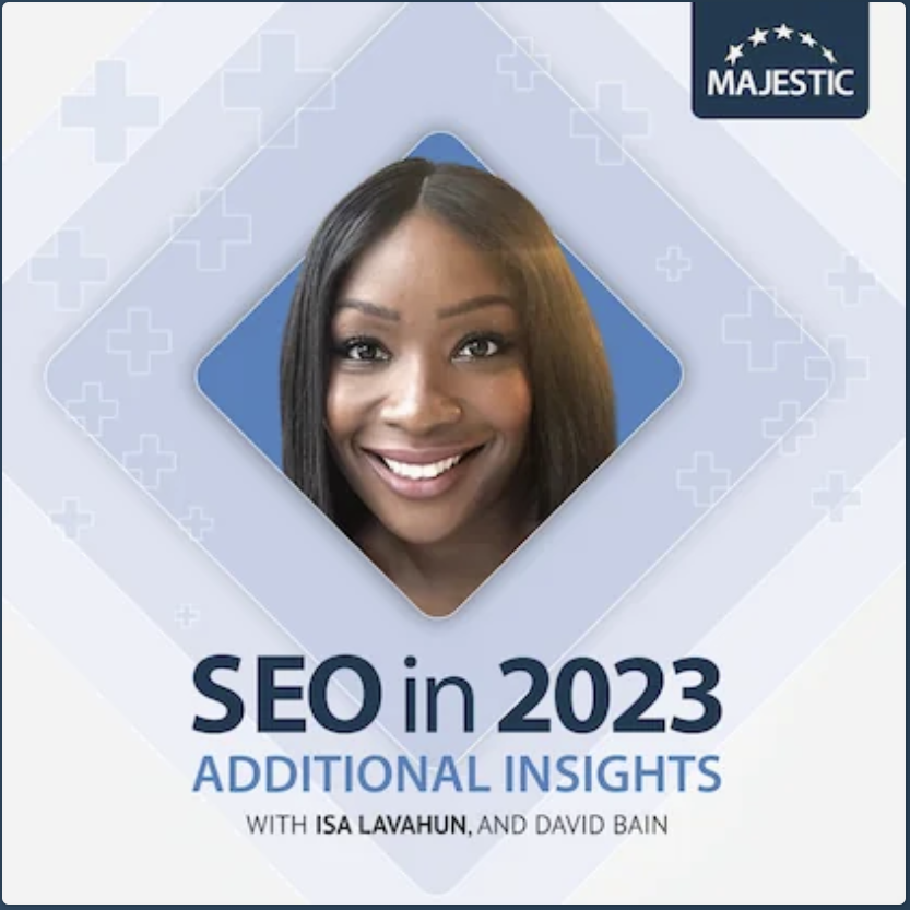 IsaLavs_'s tweet photo. Thanks to @Majestic and @DavidBain for having me on the 'Additional Insights' Podcast. We chat about all things SEO including personalisation, referring domains, inclusive outreach and of course, AI. Listen here for more https://t.co/Utd1H8XGDG #digipr #seo https://t.co/zTCCo6lK8p