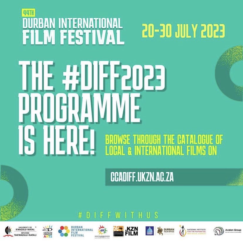 Get ready for the 44th edition of the Durban International Film Festival (#DIFF2023) taking place from 20-30 July 2023! 🥳🥳
________________
Isupport is doing marketing management, graphic design, social media management and publicity for #DIFF2023