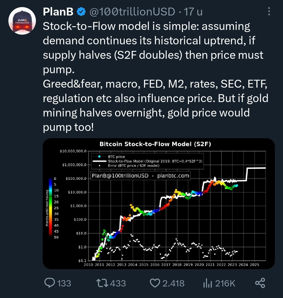 Price is a function of supply and demand. 
Newly mined bitcoins are a tiny (<1%) part of everyday supply, if those get halved, a tiny part part of the daily supply gets halved. 

Other then the narrative around it fueled by clowns like this, the impact should be insignificant.