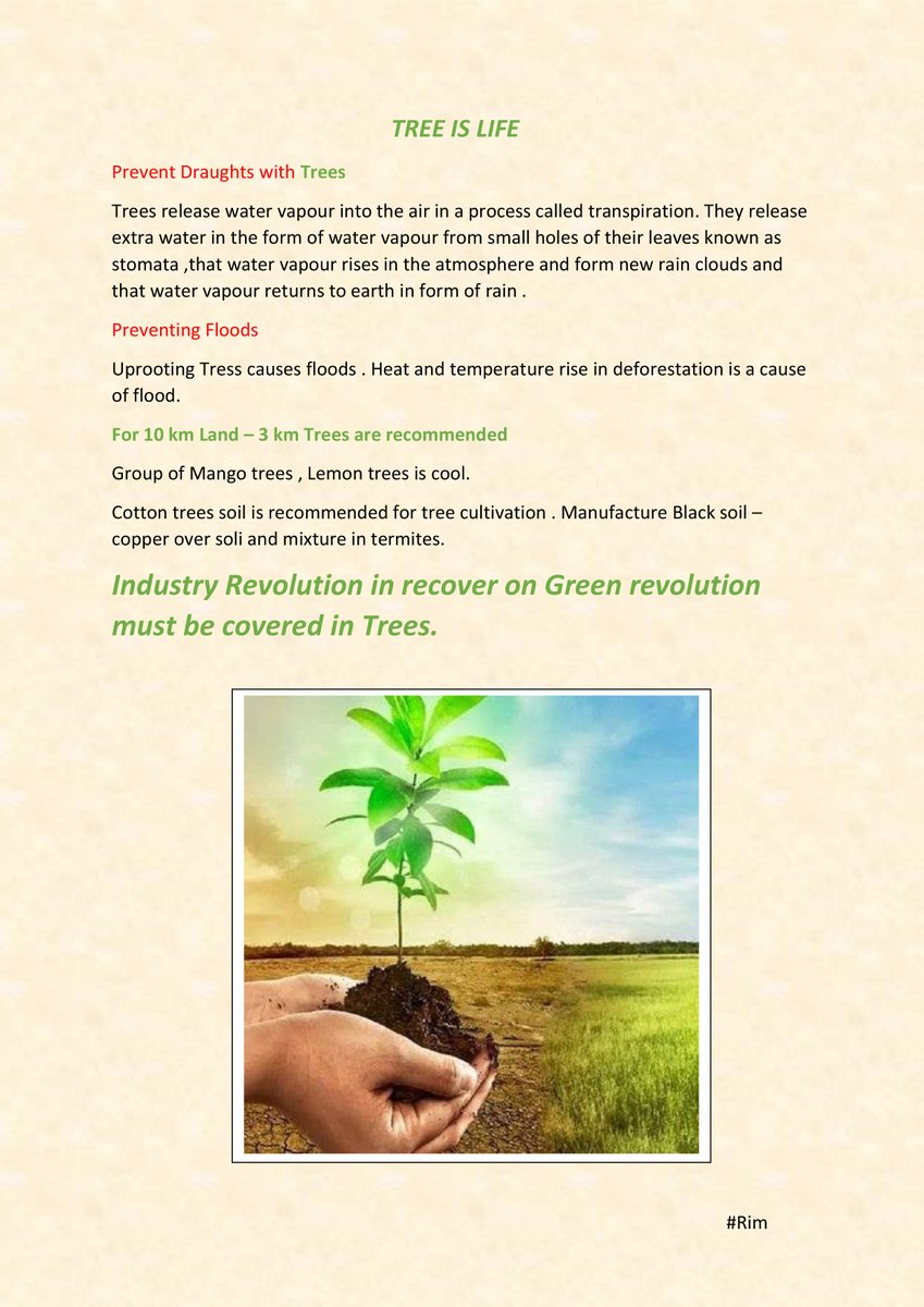 Tree is Life @UNEP @Greenpeace