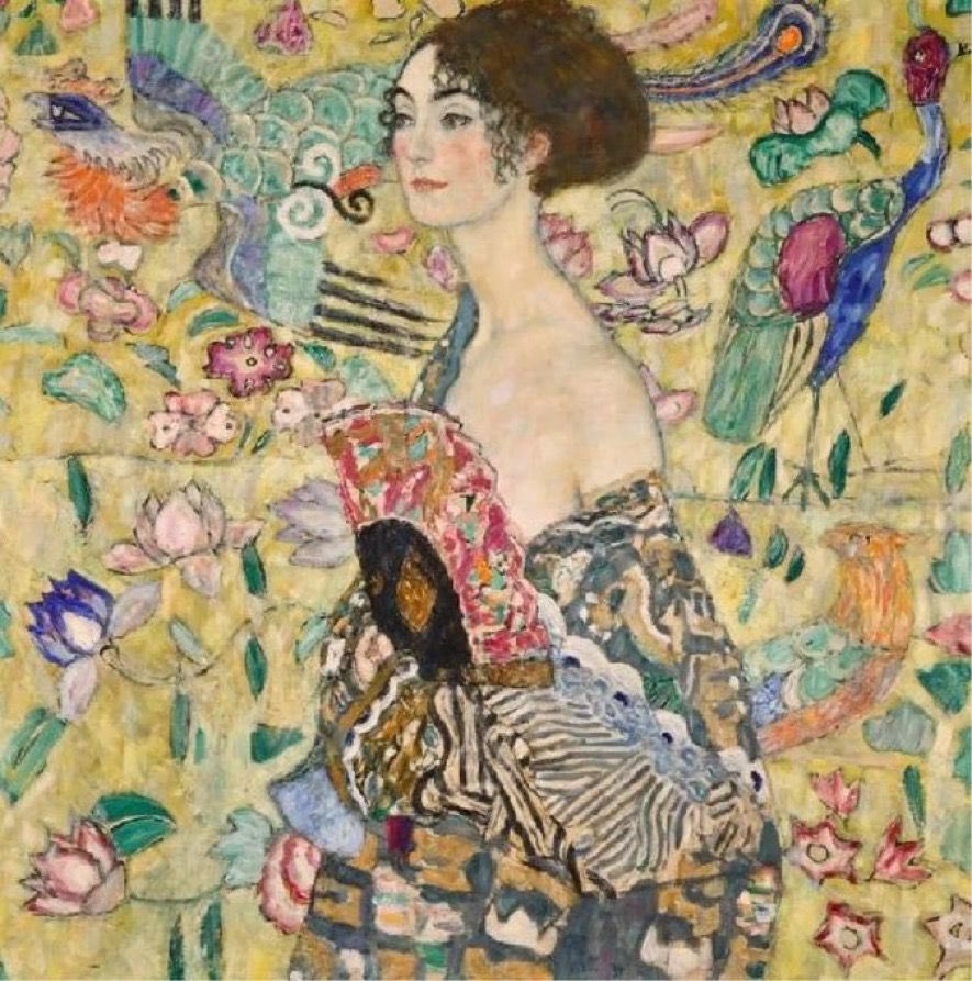 Avrupa tarihinin en pahallı tablosu! Gustav Klimt’in son portesi 'Yelpazeli Kadın' 85.3 milyon sterline satılarak rekor kırdı.