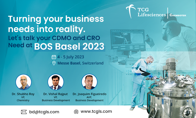 Join us at 𝐁𝐨𝐬 𝐁𝐚𝐬𝐞𝐥 2023 to explore and discuss your 𝐂𝐑𝐎 and CDMO requirements.

Let's connect and explore potential collaborations in this exciting event!

#BosBasel2023 #CRO #CDMO #CollaborationOpportunities