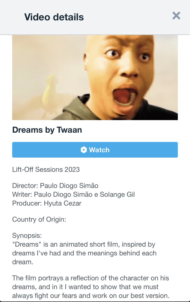 I’m happy to announce that DREAMS  has been selected to this year’s @liftoffnetwork 🥳🔥

Ready about it and VOTE on the LINK on BIO!

#LiftOffGlobalNetwork
#LiftOffFilmFestivals
#LiftOffSessions
#FilmmakerSessionsJune
#SupportIndieFilm