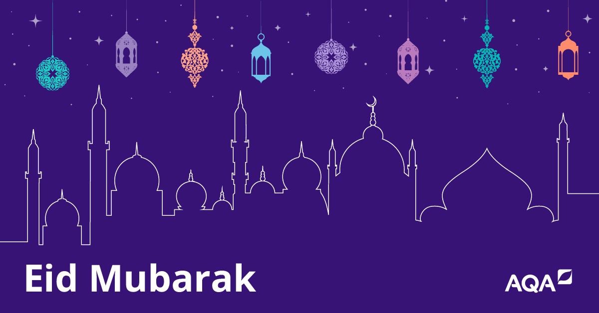 Eid Mubarak – wishing our students and teachers all the best for the celebrations. #TeamRE