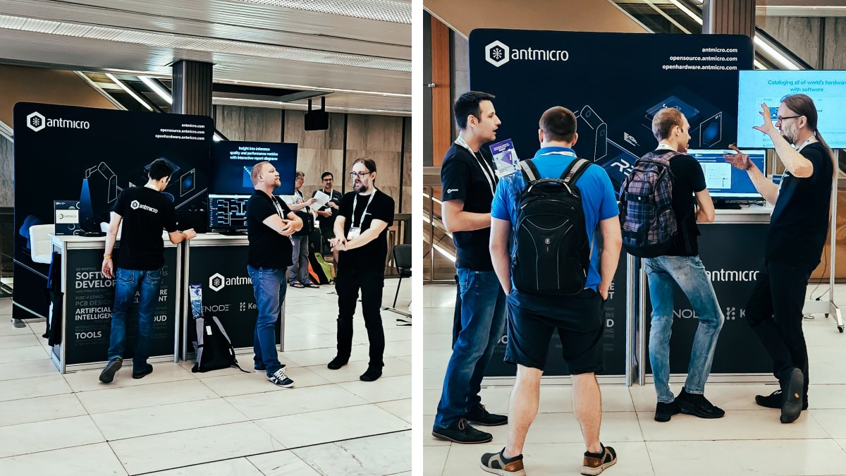 antmicro's tweet image. The #EmbeddedOSSummit is underway! Swing by our booth to talk about building embedded systems with our #opensource workflow. Learn about our work with @ZephyrIoT, @siliconlabs, @risc_v, our new #VisualSystemDesigner & more: events.linuxfoundation.org/embedded-open-… @linuxfoundation @LF_Europe