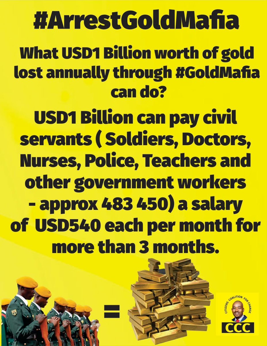 Lest we forget. #GoldMafia @ZANUPF_Official @CCCZimbabwe