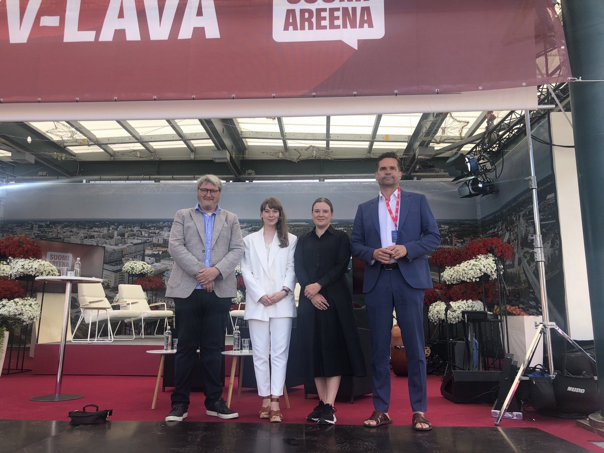 The Ulkopolitist (@ulkopolitist) on Twitter photo Kiitos <a href="/SuomiAreena/">SuomiAreena</a>-keskustelua seuranneille sekä paneelille: Ville Brummer <a href="/cmioffice/">CMI – Martti Ahtisaari Peace Foundation</a>, <a href="/annastinaelisab/">Annastina Haapasaari</a>, <a href="/peppihei/">Peppi Heinikainen</a> <a href="/TapriTampereUni/">TAPRI Peace Research</a> ja <a href="/MikaAaltola/">Mika Aaltola</a> <a href="/FIIA_fi/">FIIA</a>.
Ulkopoliittinen keskustelu jatkuu syksyllä kun uusi kausi alkaa, stay tuned! Kiitos <a href="/SuomiAreena/">SuomiAreena</a>-keskustelua seuranneille sekä paneelille: Ville Brummer <a href="/cmioffice/">CMI – Martti Ahtisaari Peace Foundation</a>, <a href="/annastinaelisab/">Annastina Haapasaari</a>, <a href="/peppihei/">Peppi Heinikainen</a> <a href="/TapriTampereUni/">TAPRI Peace Research</a> ja <a href="/MikaAaltola/">Mika Aaltola</a> <a href="/FIIA_fi/">FIIA</a>.
Ulkopoliittinen keskustelu jatkuu syksyllä kun uusi kausi alkaa, stay tuned!