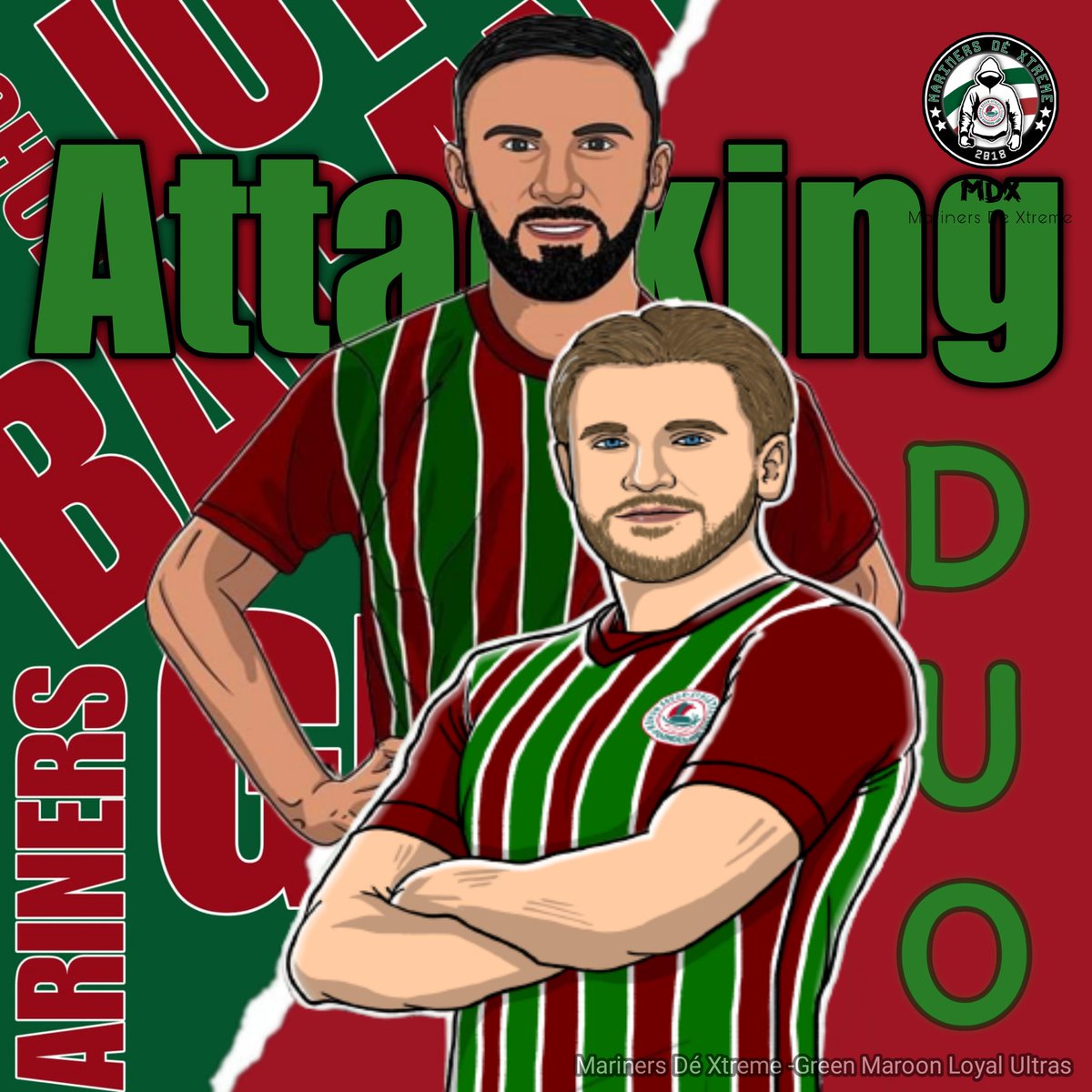 High ambition from  @mohunbagansg  management 💚♥️

With @Dimi_Petratos  the new Attacking Duo @ArmandoSadiku and @Jasoncummings35 will  surely combine as one of the best attacking upfronts  for @Mohun_Bagan in @IndSuperLeague and @AFCCup

What is your thoughts #Mariners…