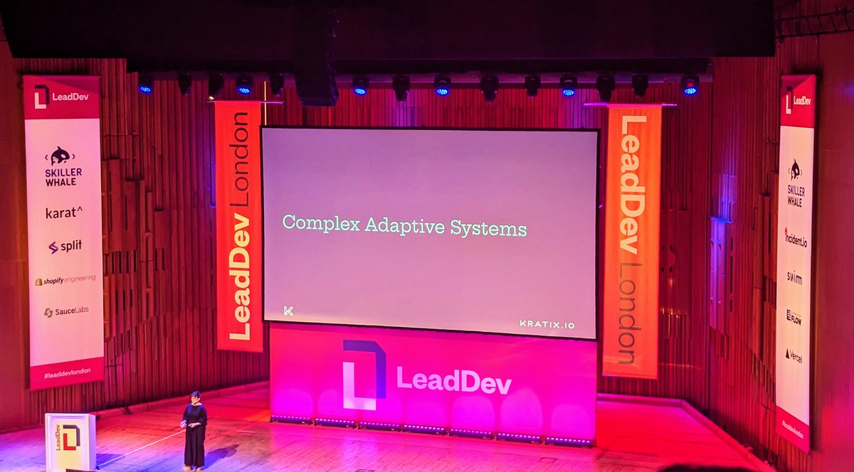 It's so validating and downright amazing to see talks like this reaching the mainstream tech leadership conferences. My favourite talk so far by .@thepreviewmode at #LeadDevLondon. #ResilienceEngineering #HumanFactors