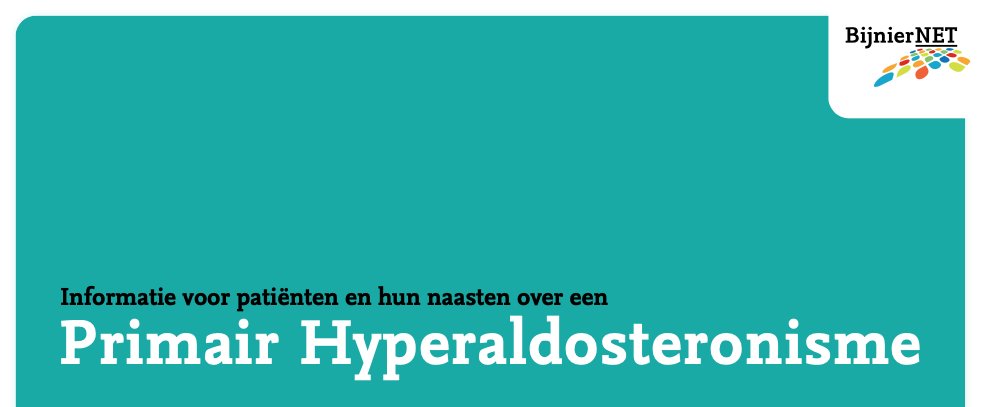 VERDIEPINGSARTIKEL - PHA is een zeldzame bijnieraandoening die een teveel van het hormoon aldosteron veroorzaakt. Dit geeft klachten zoals #hogebloeddruk. Alida Noordzij en Margot Ekhart pleiten voor meer onderzoek naar #QoL. bit.ly/44k2zlc #bijnier  <a href="/BNvacp/">Bijniervereniging NVACP</a> <a href="/NVEndo/">NVE</a>