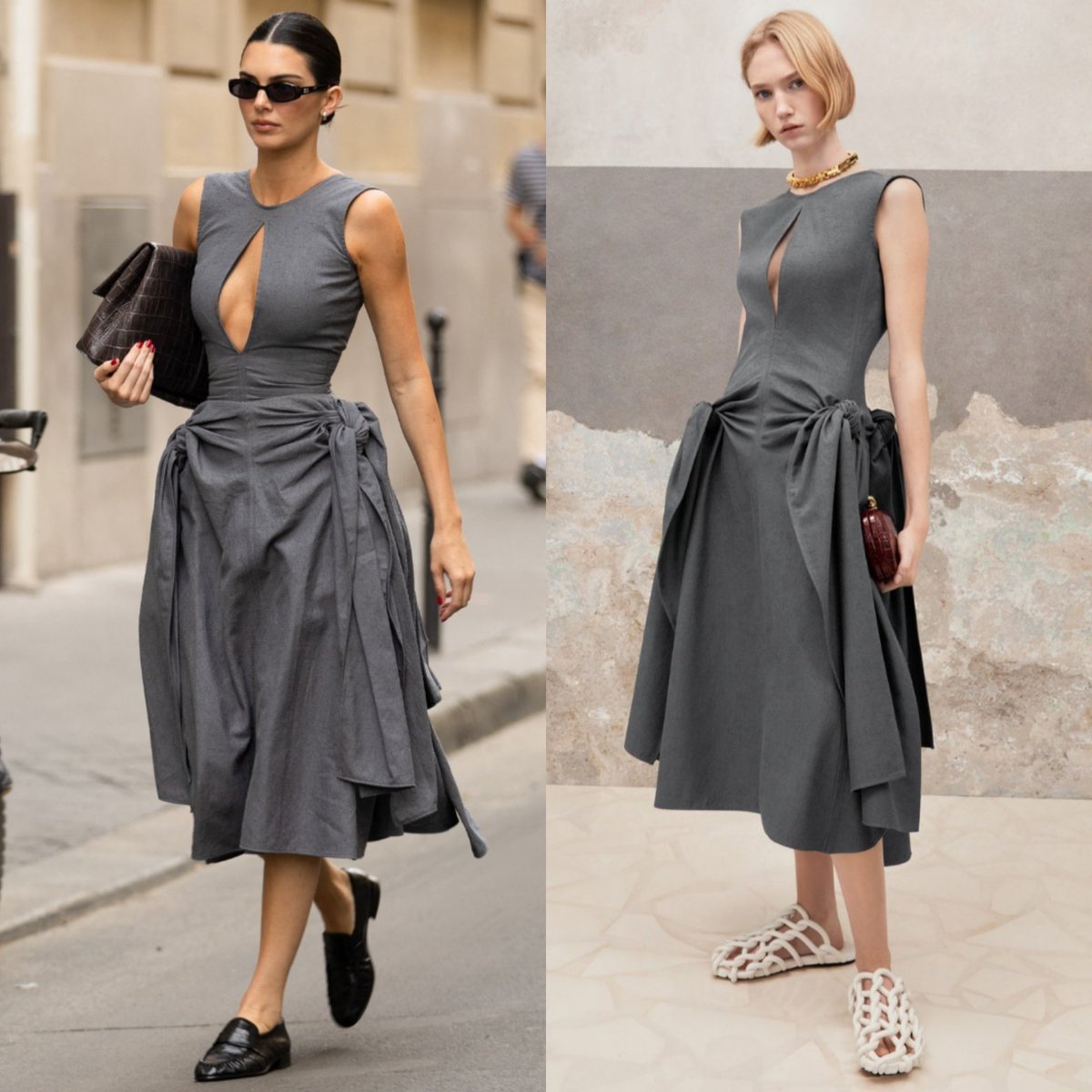kendall jenner grey bottega dress Petal and Pup Women's Camala Maxi Dress main image 0