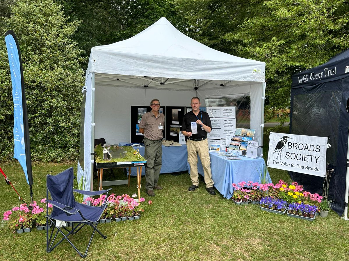 BroadsSociety's tweet photo. Come and visit The Broads Society at @norfolkshow. @DEdleston https://t.co/aYleBLJbWP