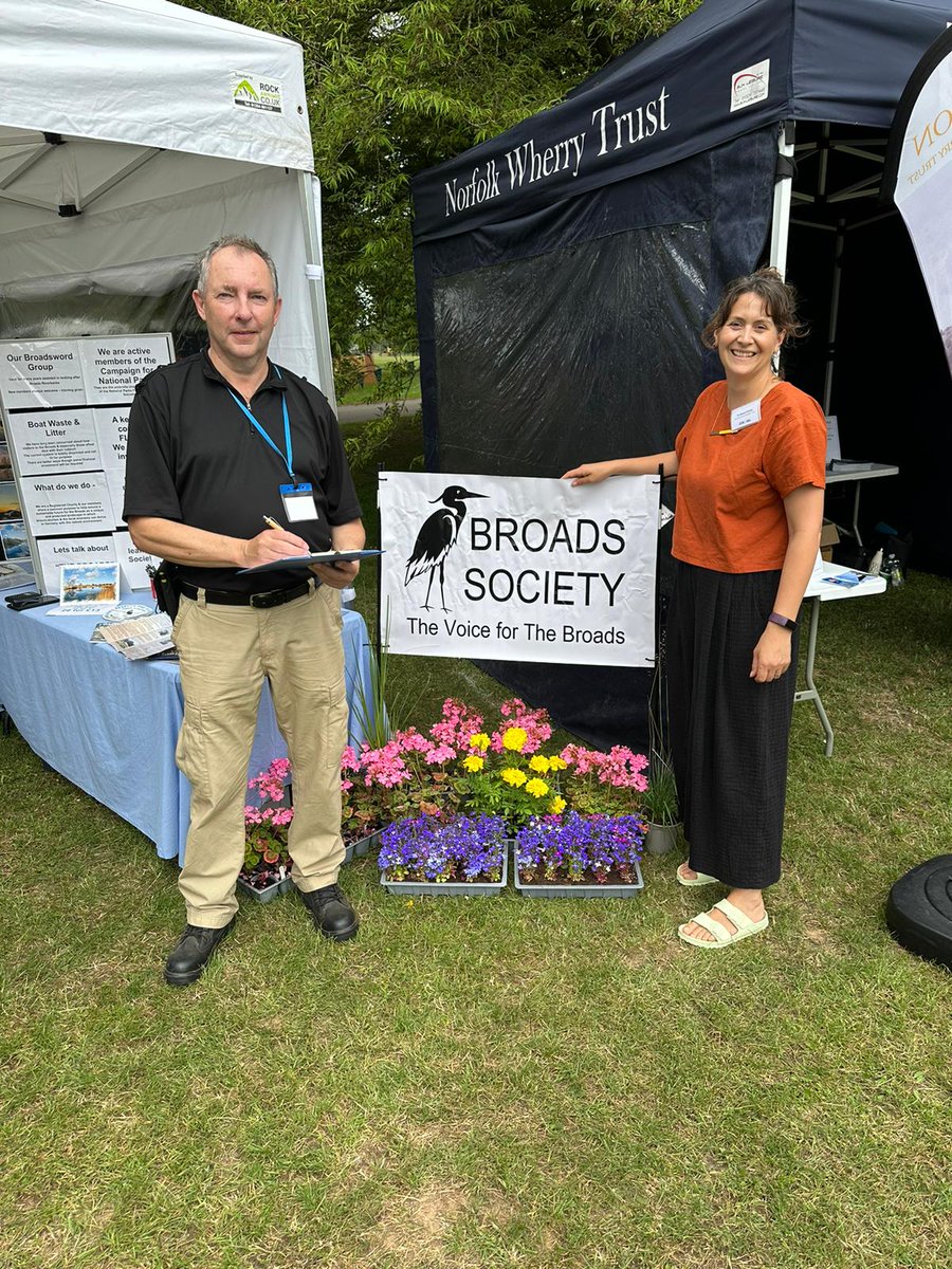 Come and visit The Broads Society at @norfolkshow. @DEdleston