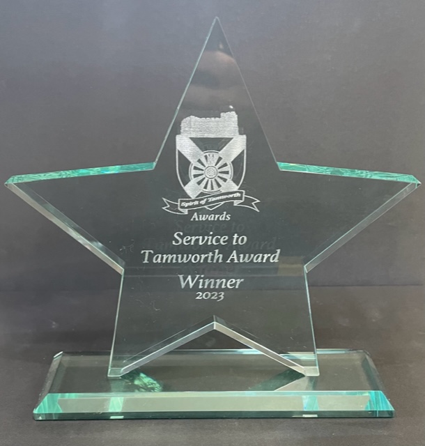 HoTCP's tweet image. Delighted to announce Heart of Tamworth won the Service to Tamworth award at the recent Spirit of Tamworth event. This award recognises the huge contribution made by our volunteers. Thanks to all of them for all they do to support people in the local community.