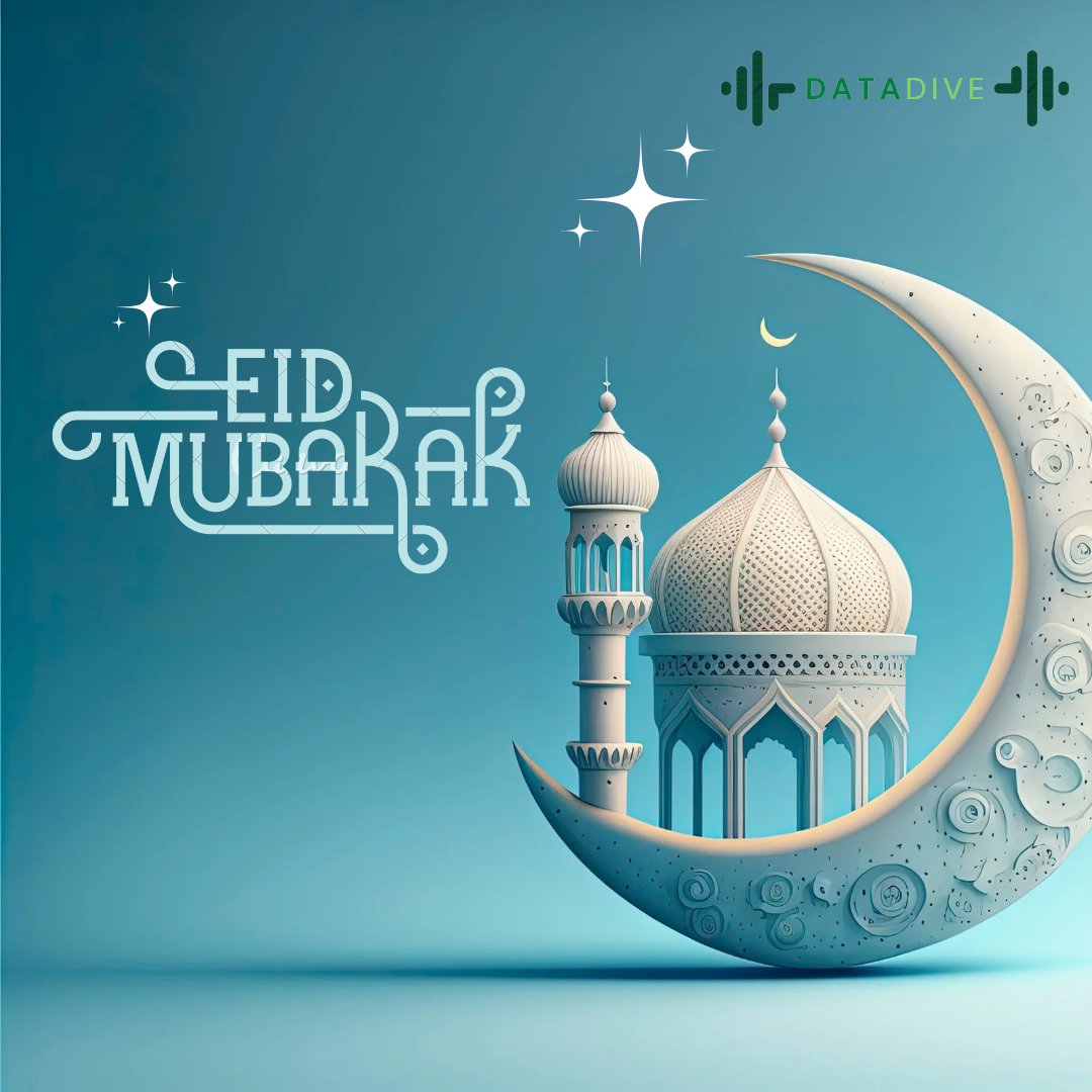 Eid Mubarak! May the blessings of Eid al-Adha fill your life with joy, peace, and prosperity. 

Happy Eid Mubarak to all Muslim faithful May the Joy of Eid multiply to you a thousand times. 

#EidMubarak #eid #muslim #datadive #daggregate #sacrifice #eidjoy #celebration