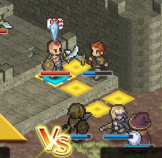 The two-handed sword, which has a huge blade, can attack not only from the front but also diagonally. If the enemy's weapon can only attack from the front, you will not get injured from a counterattack if you attack facing diagonally. #MercenariesWings