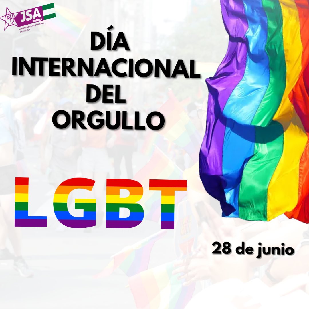 🏳️‍🌈No demos pasos atrás en DERECHOS.
 ❤️ Por una sociedad inclusiva y libre de discriminación.
‼️ Seamos quienes queramos ser, sin miedos ni perjuicios.