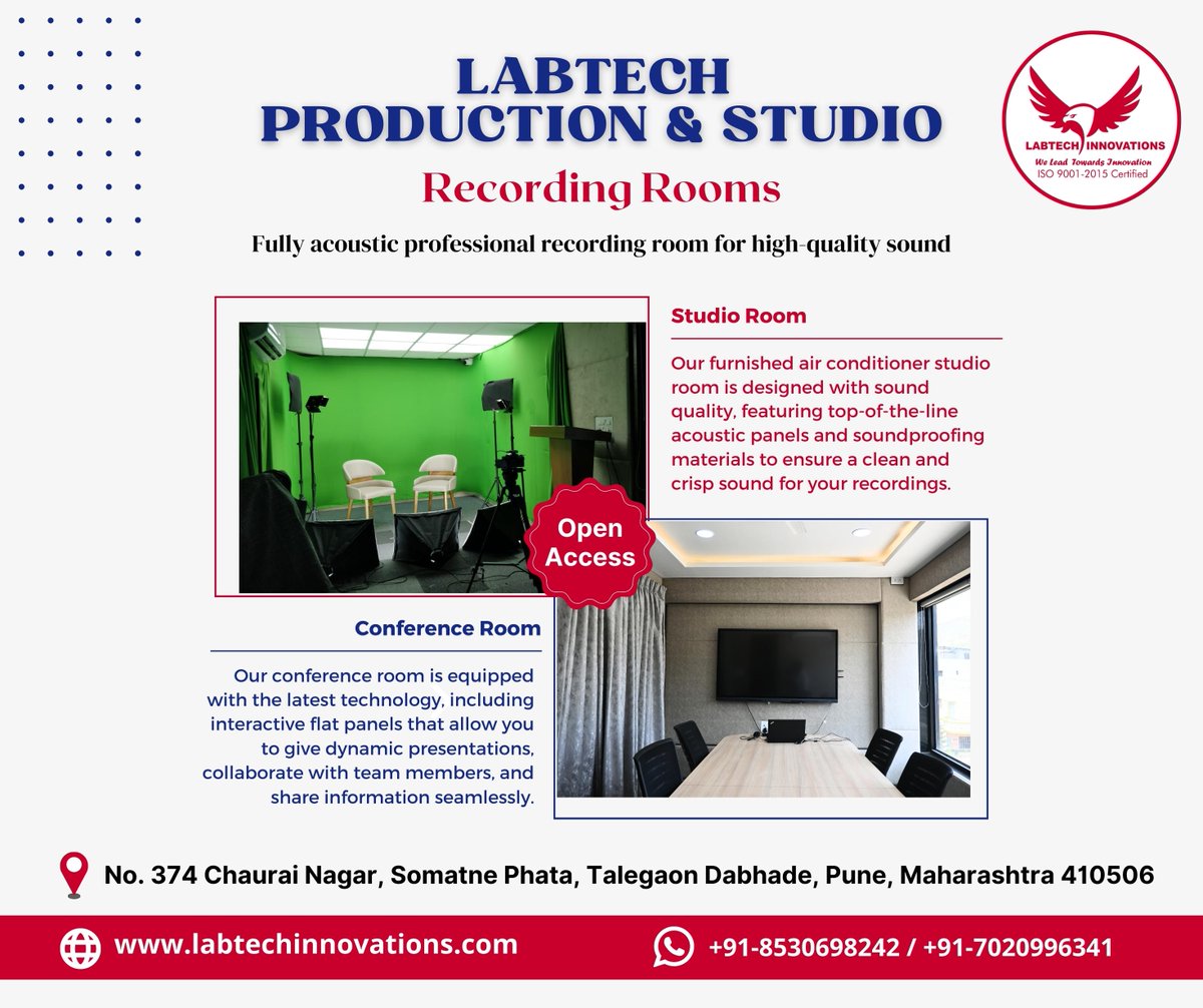 Labtech Production & Studio! reach out to us at studio@labtechinnovations.com  or message us on WhatsApp at zcu.io/uVjP #professionalstudio #pune #Talegaon #SomatnePhata #talegaondabhade #puneuniversity #punecolleges #puneschools #PuneClasses #punecity