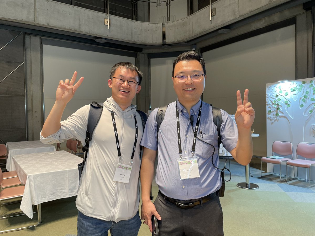 It was meant to be that they've met.
😊😊

#transducers2023 
#icckyoto 
#eventhall 

#internationalconference #actuators #kyoto #transducers #ICCKYOTO #Solidstatesensors