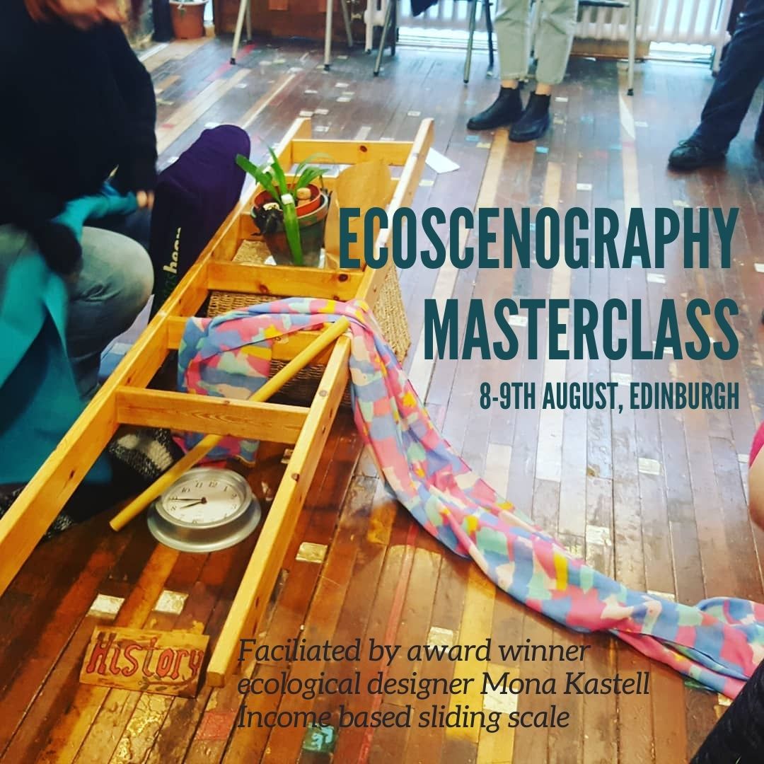 #Ecoscenography #masterclass #bookings are #live! Take action. Help to build a movement of ecologically-aware performance makers. tinyurl.com/2wwexu5m