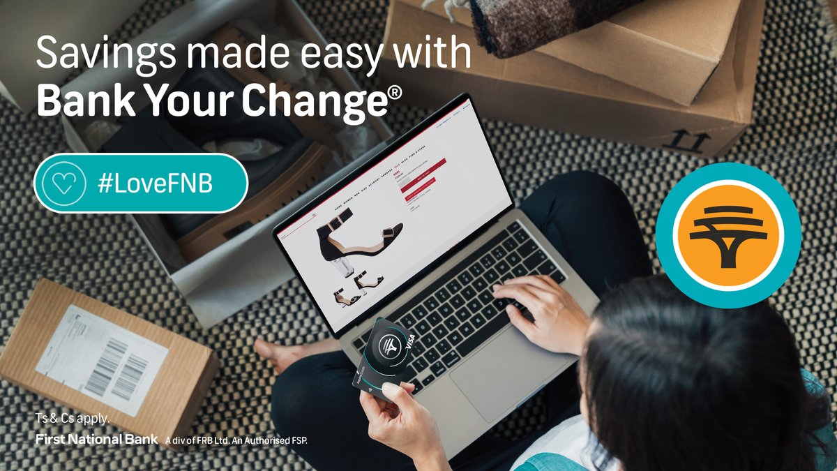 Bangani, did you know that you can start growing ur savings with Bank Your Change®? We round up your change to the nearest rand &amp; put it in ur savings account.

𝗥𝗲𝗽𝗹𝘆 using #LoveFNB tell us how Bank Your Change® has helped you &amp; you could win a voucher up to the value R750.