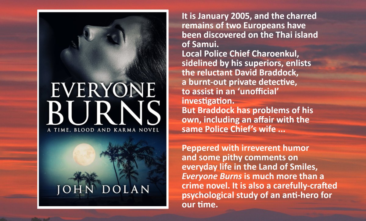 EVERYONE BURNS
Ready for a new twist on the private detective genre?
Then meet David Braddock, anti-hero. And discover why Everyone Burns…
Over 1,000 reviews on Amazon with an average rating of 4-stars.
Amazon US amzn.to/3KmJgAw
Amazon UK amzn.to/3U1HjfR