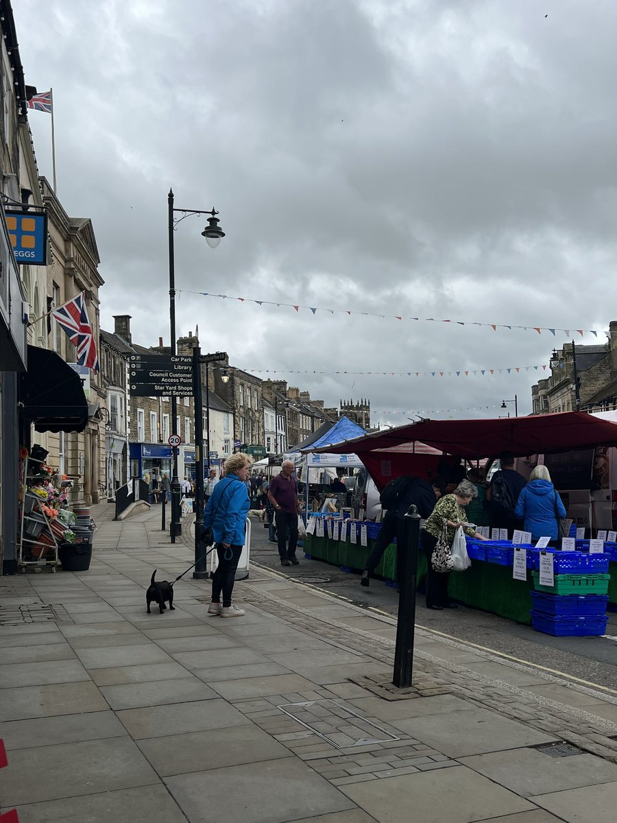 Morning coffee en #barnardcastle.