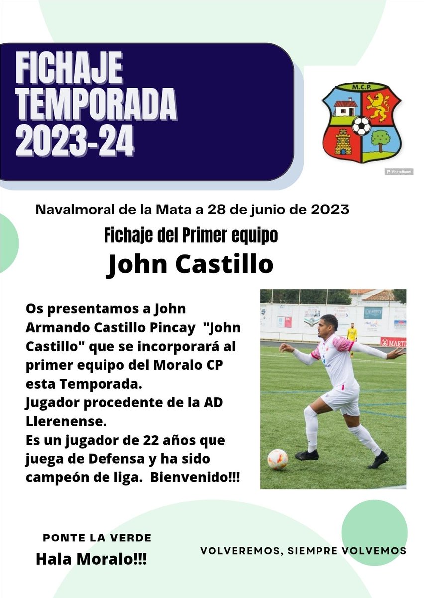 MORALO CP tweet media