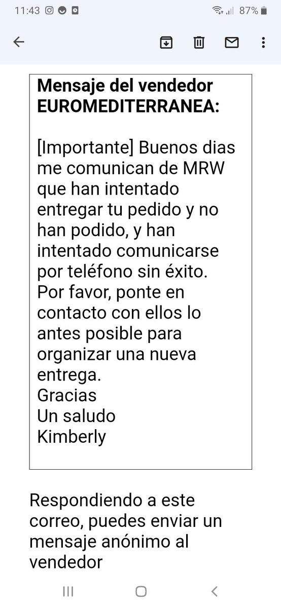 everywhereeng's tweet photo. @MRW_clientes buscando mi paquete de Amazon. He llamado la ofici
na en tarragona pero no hay manera. 
Pueden reenviar al mismo dirrecion? https://t.co/bOBBZqpAWe