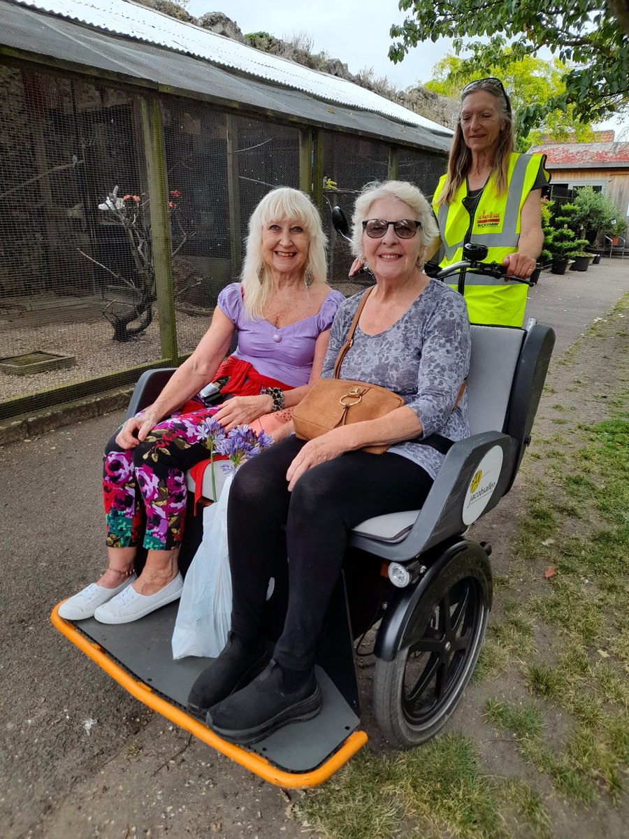 Sisters enjoying their trip round the Abbey Gardens today. #MoreSmilesPerMile