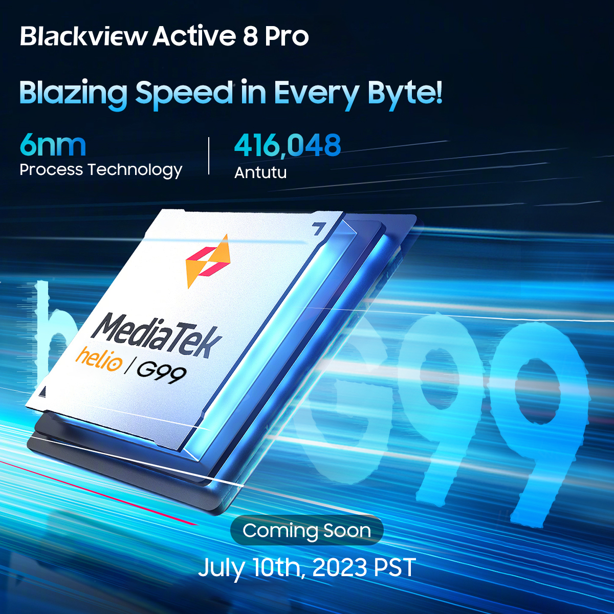 BlackviewPhone's tweet photo. Experience lightning-fast gaming speed with #BlackviewActive8Pro's MediaTek Helio G99! Tell us what is your favourite gaming app on tablet?
Explore more: https://t.co/yJI9rUiVRV https://t.co/vSjKHPOFHr