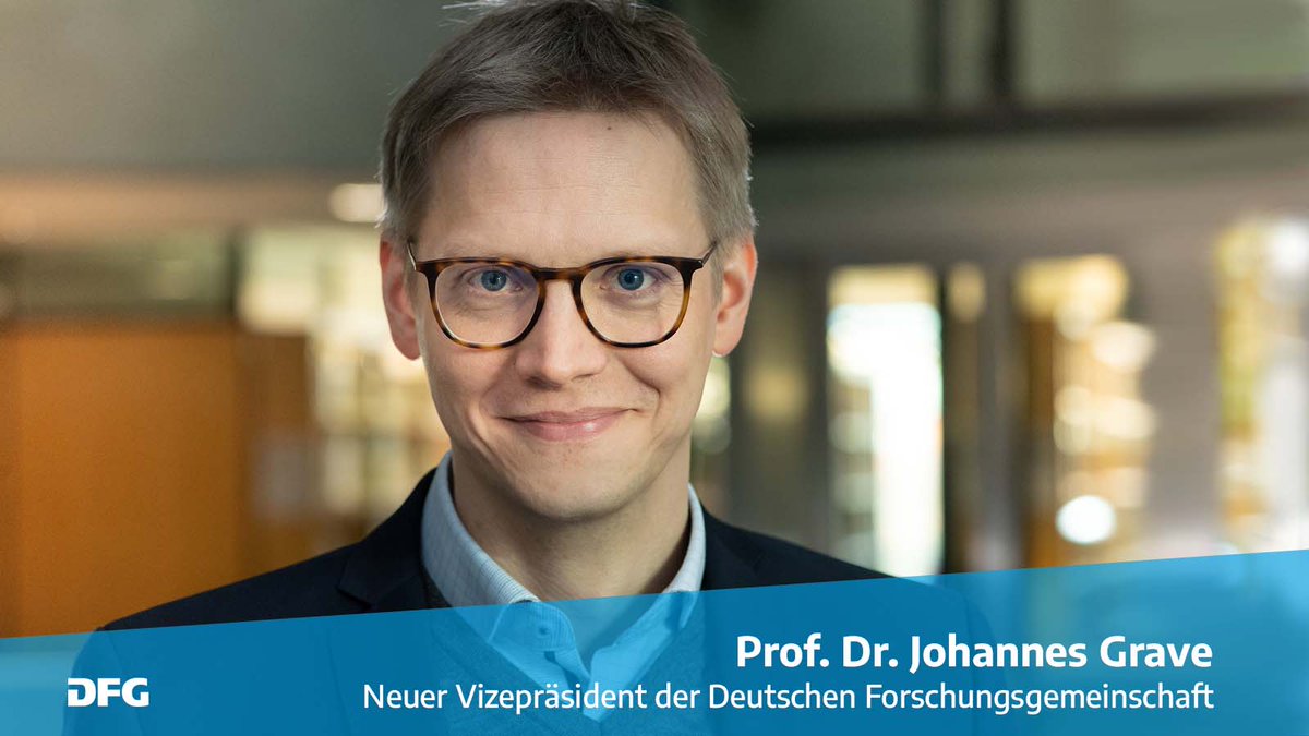 dfg_public's tweet image. Die #DFG hat einen neuen Vizepräsidenten: Im Rahmen der Jahresversammlung haben die Mitglieder Johannes Grave in das #Präsidium gewählt. Der Professor für Neuere #Kunstgeschichte @UniJena und #LeibnizPreis​träger 2020 gehört ab dem 1. Januar 2024 dem Präsidium an. Willkommen!