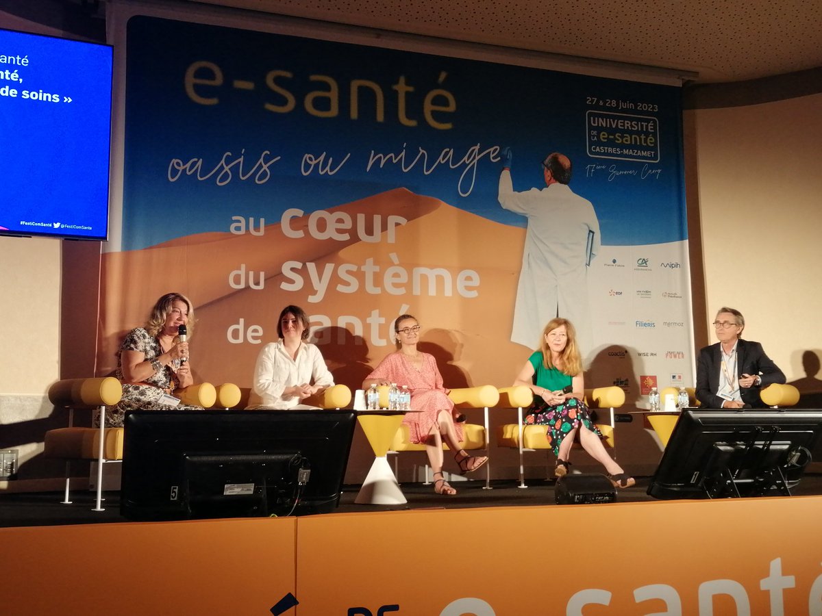 EPierga's tweet photo. #univesanté @FestiComSante les #communication et #esante les #enjeux à l heure du parcours de #soin Communication et #formation autour des #serousgames, #datavisualisation outil de décision éclairée pour le #pation @hcsmeufr @Buzzesante @ @tandem_comsante @NoelDominique https://t.co/pIHGfYJZ3U