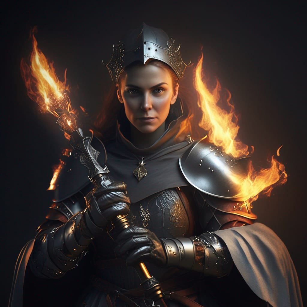 PluckyStrummer's tweet photo. Medieval Fire Warrior Woman

#AIArt #AI #Art #ArtificialIntelligence #artificial_intelligence #Warriors #warrior #aigirl #aiwoman #aiwarrior #Woman #Armor #Armour #Dangerous #Dangerouswoman https://t.co/NGhy73P3ZL