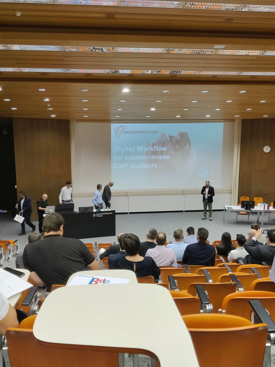 Attending 5th symposium on 3D printing fro the life sciences at @UniSpitalBasel , basel, Switzerland.

@iit__mandi

#science #lifescience #bioprinting #3Dprinting