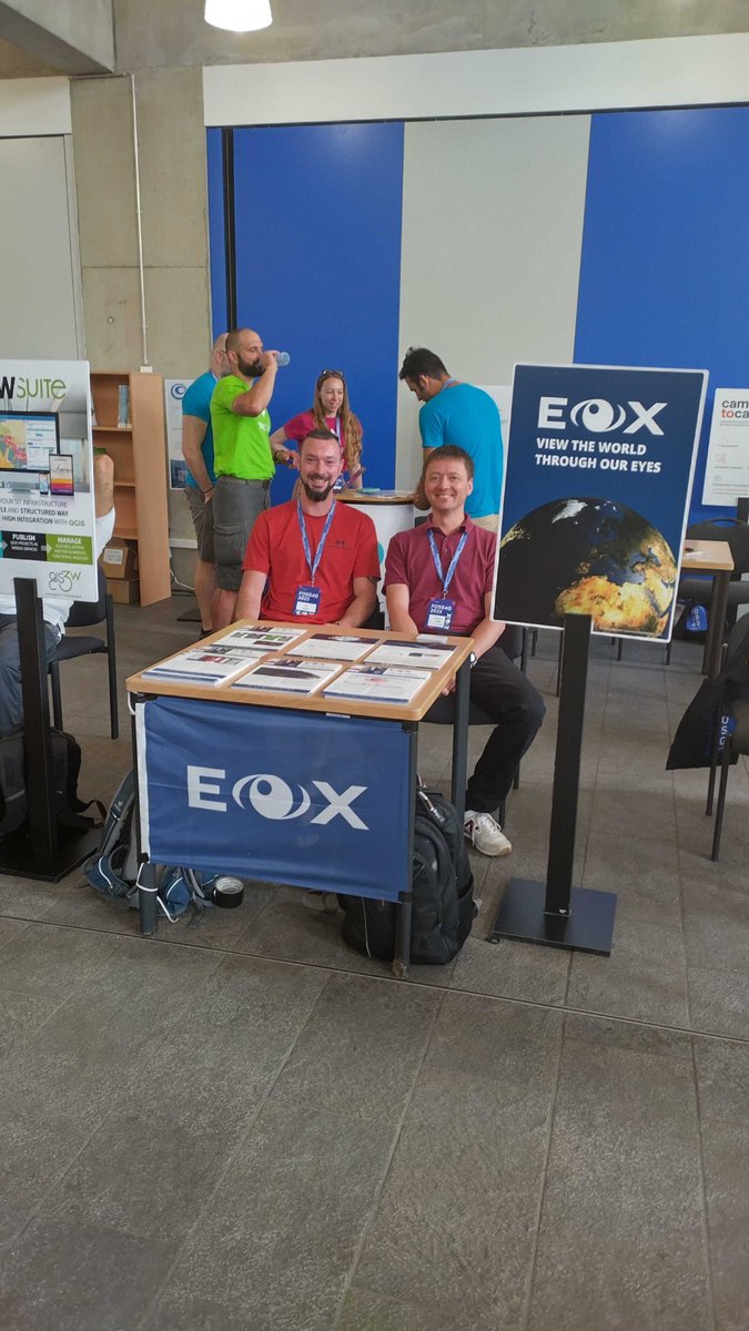 eox_a's tweet image. We are at #foss4g2023 come and talk to us