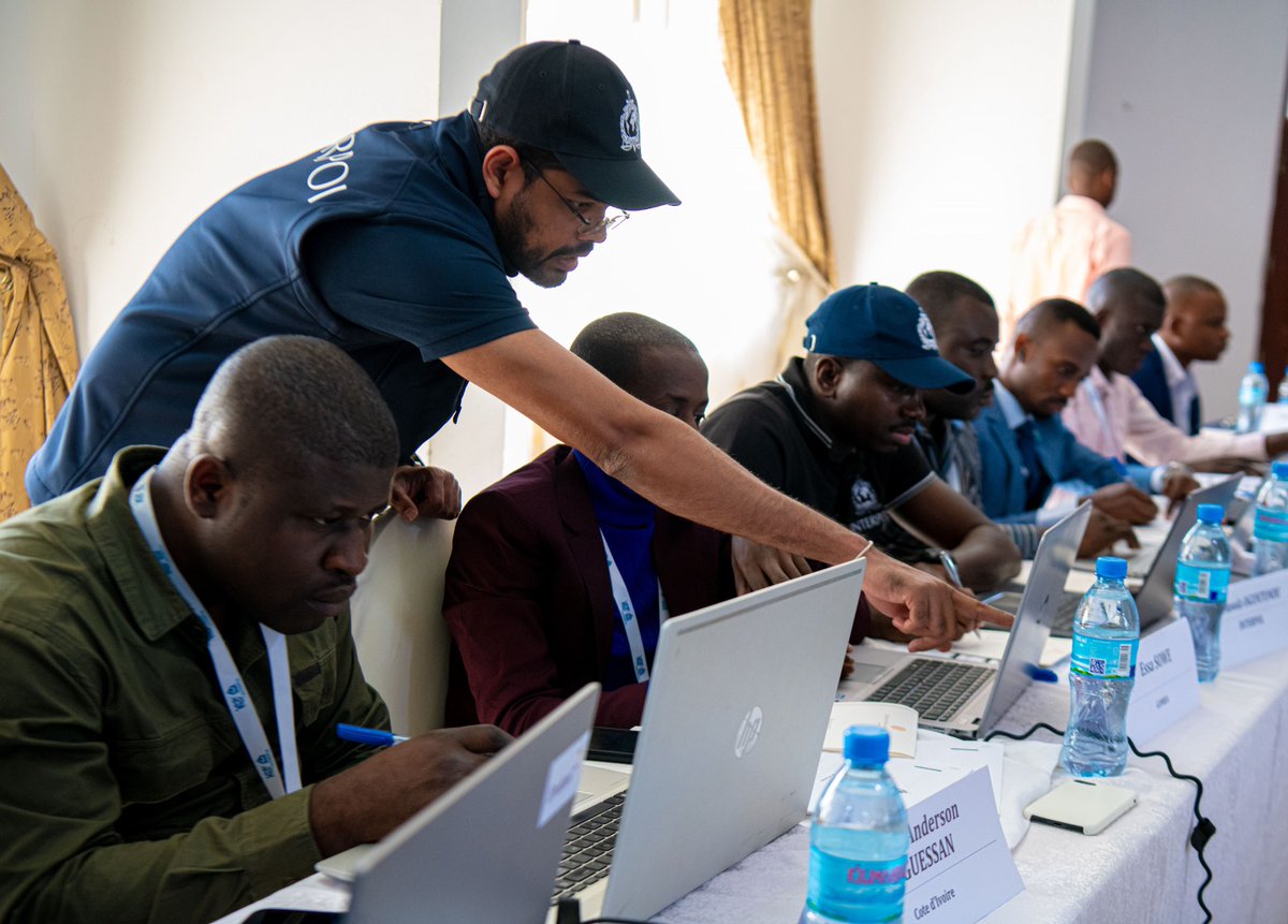 INTERPOL_Cyber's tweet photo. Joining forces with 20 member countries in Africa, INTERPOL is taking action to disrupt criminal infrastructures and combat cyber threats like BEC, phishing, and ransomware. Together, we're making strides in the fight against #Cybercrime. #AFJOC #AFRIPOL #GROUPIB #Uppsala https://t.co/39zD3L8AOP