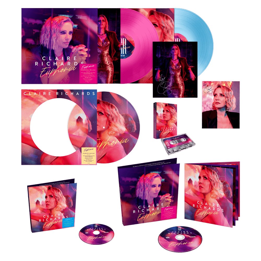 OfficialSteps's tweet image. Announced today…our @_ClaireRichards second solo album #Euphoria is released on 25 Aug! Featuring the single #ISurrender (first performed on the @OfficialSteps #UltimateTour) plus duets with the incredible @DeltaGoodrem and @AndyBell_info. Pre-order here: clairerichards.lnk.to/Euphoria